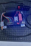 Switch panel  and fusebox  for race car nitrous  fuel fan str