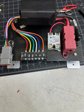 Switch panel  and fusebox  for race car nitrous  fuel fan str